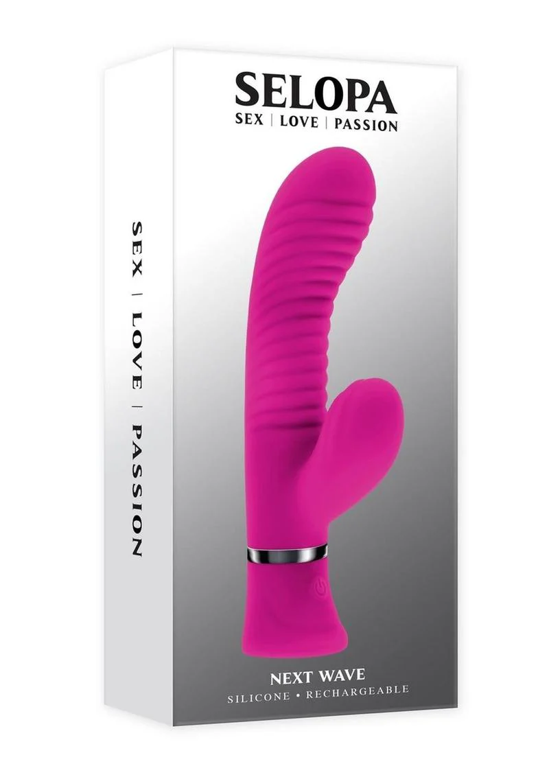 Selopa Next Wave Rechargeable Silicone Rabbit Vibrator - Image 4