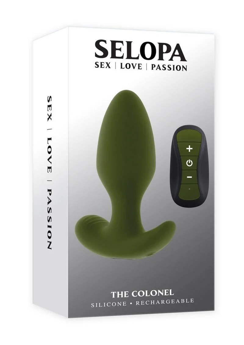 Selopa The Colonel Rechargeable Silicone Anal Plug - Image 4