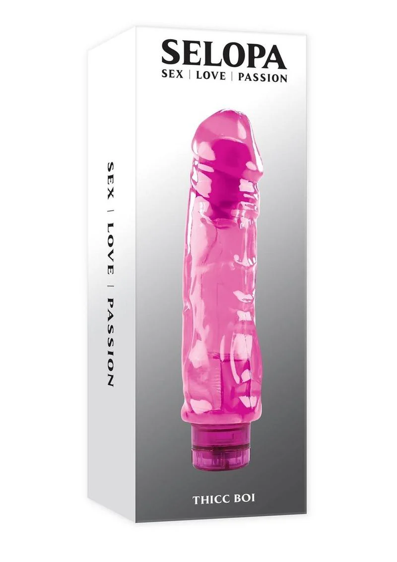 Selopa Thicc Boi Vibrating Dildo With Realistic Pleasure Toy - Image 4