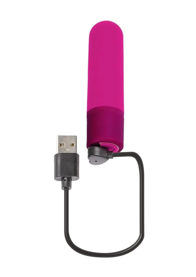 Selopa Tiny Temptation Rechargeable Silicone Bullet Vibrator - Pink - Image 3