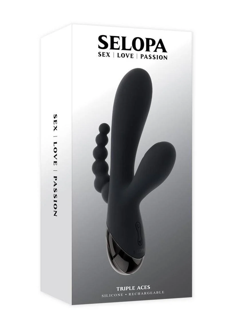 Selopa Triple Aces Silicone Vibrator - Image 4