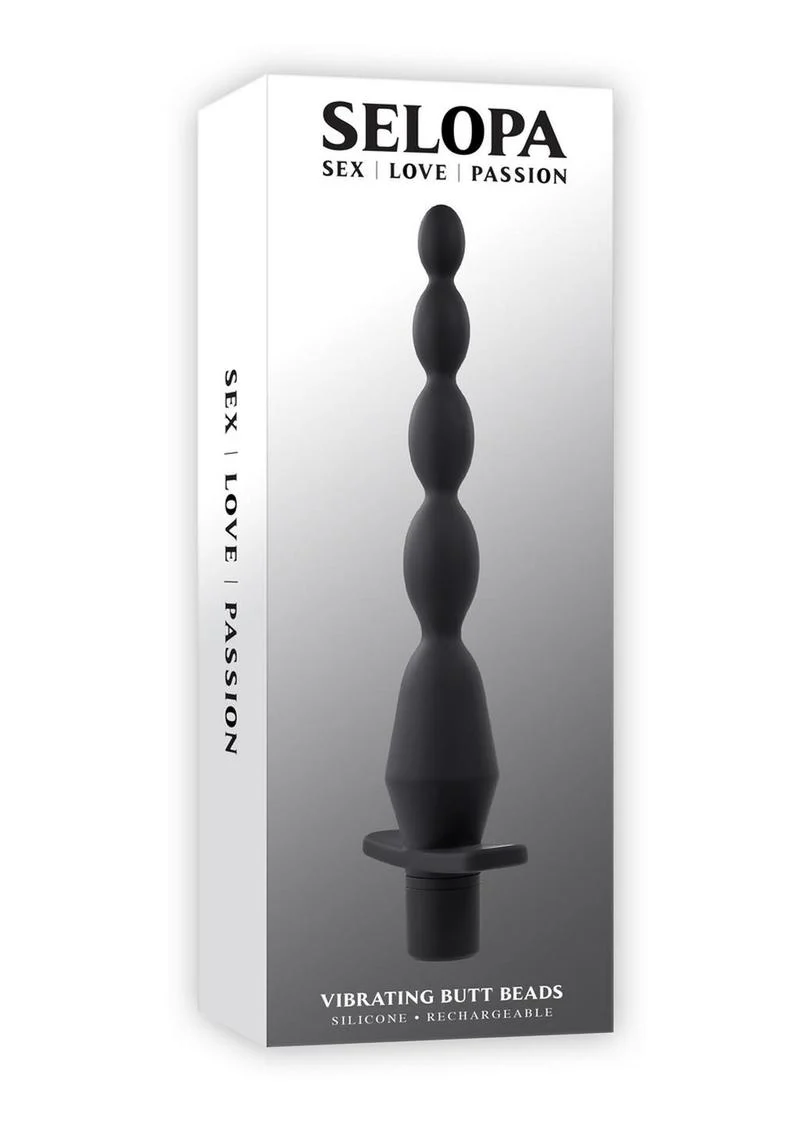 Selopa Vibrating Rechargeable Silicone Butt Beads - Image 4