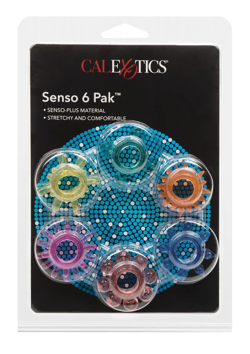 Senso 6 Pak Cock Rings Comfortable - Image 4