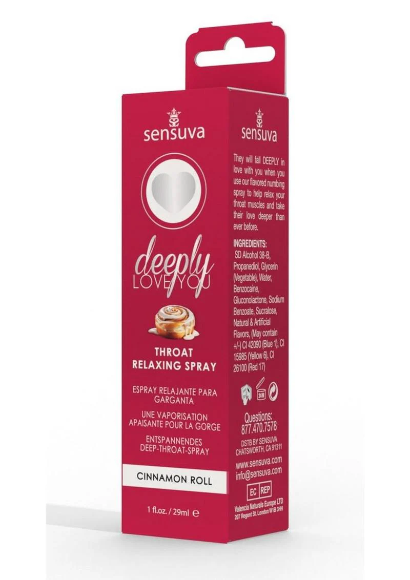 Sensuva Deeply Love You Throat Relaxing Spray Cinnamon Roll - Image 2
