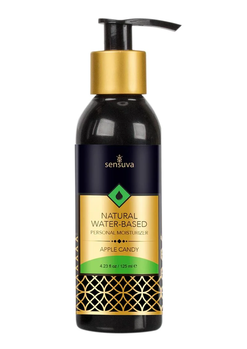 Sensuva Natural Water Based Apple Candy Flavored Lubricant - Image 2