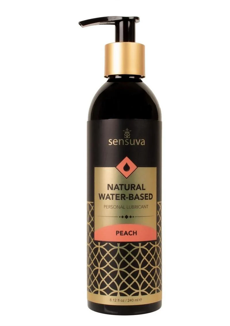 Sensuva Natural Water Based Peach Flavored Personal Lubricant - Image 3