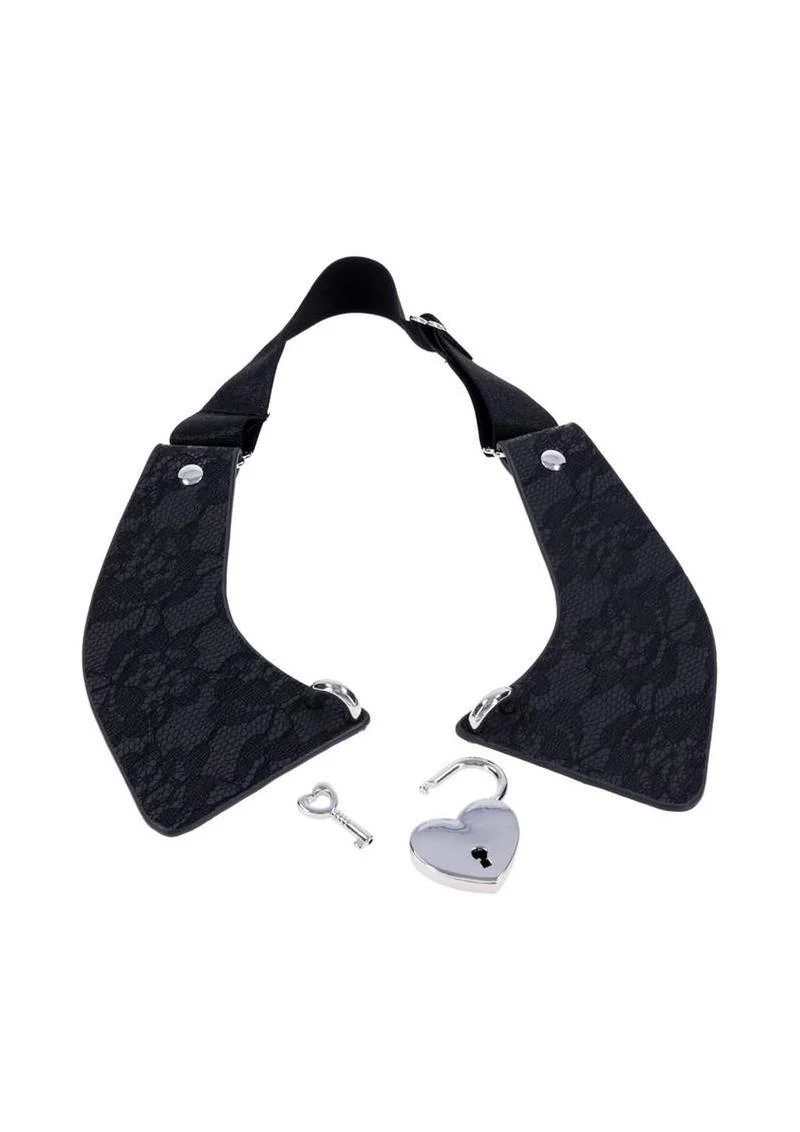 Sex and Mischief Heartbound Lace Day Collar - Image 2