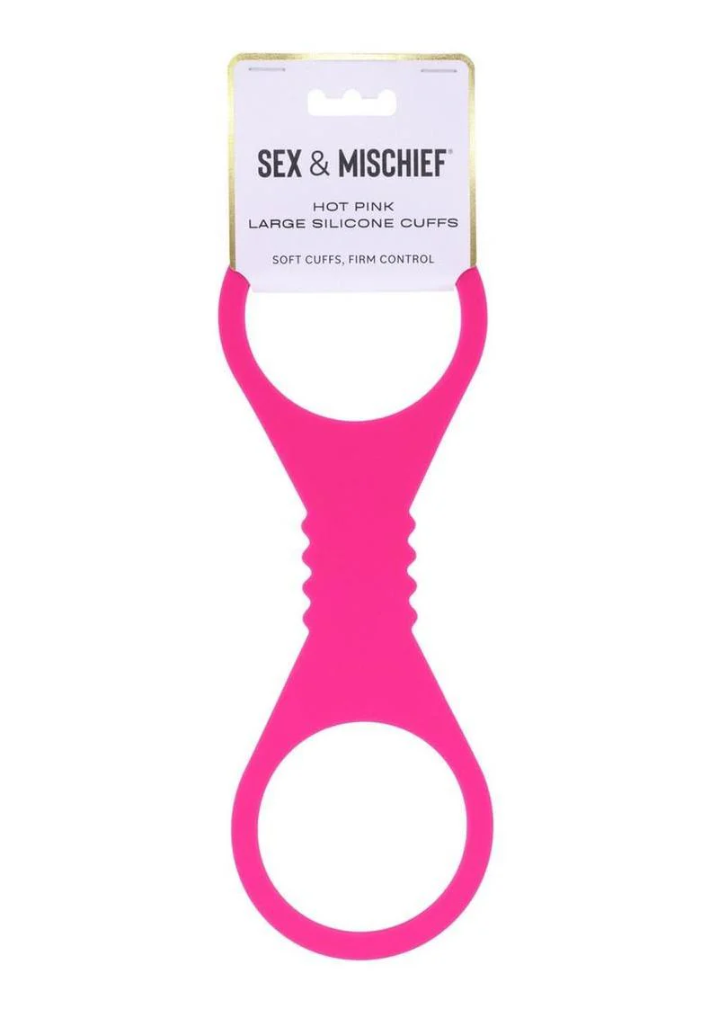 Sex and Mischief Hot Pink Cuffs - Image 8