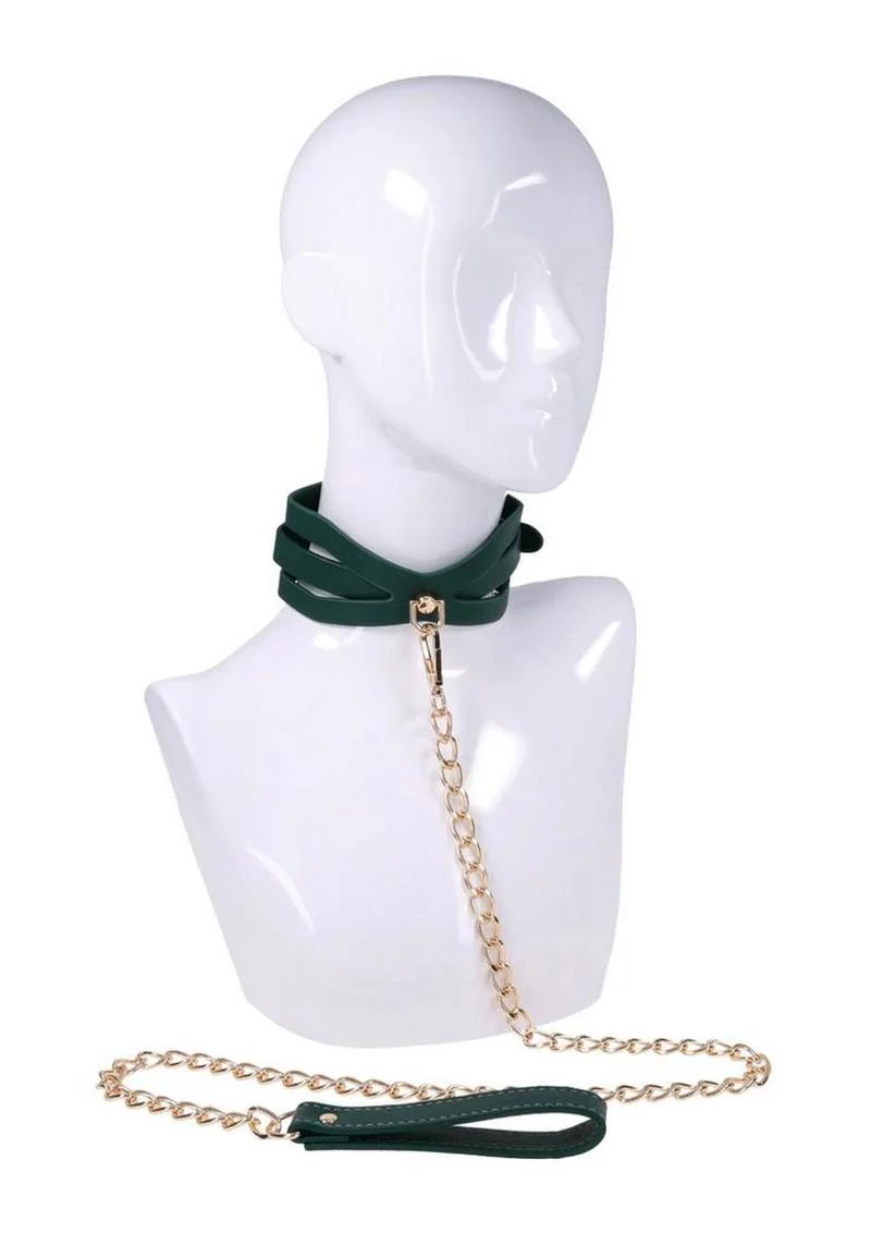 Sex and Mischief Indica Cutout Collar and Leash - Image 3