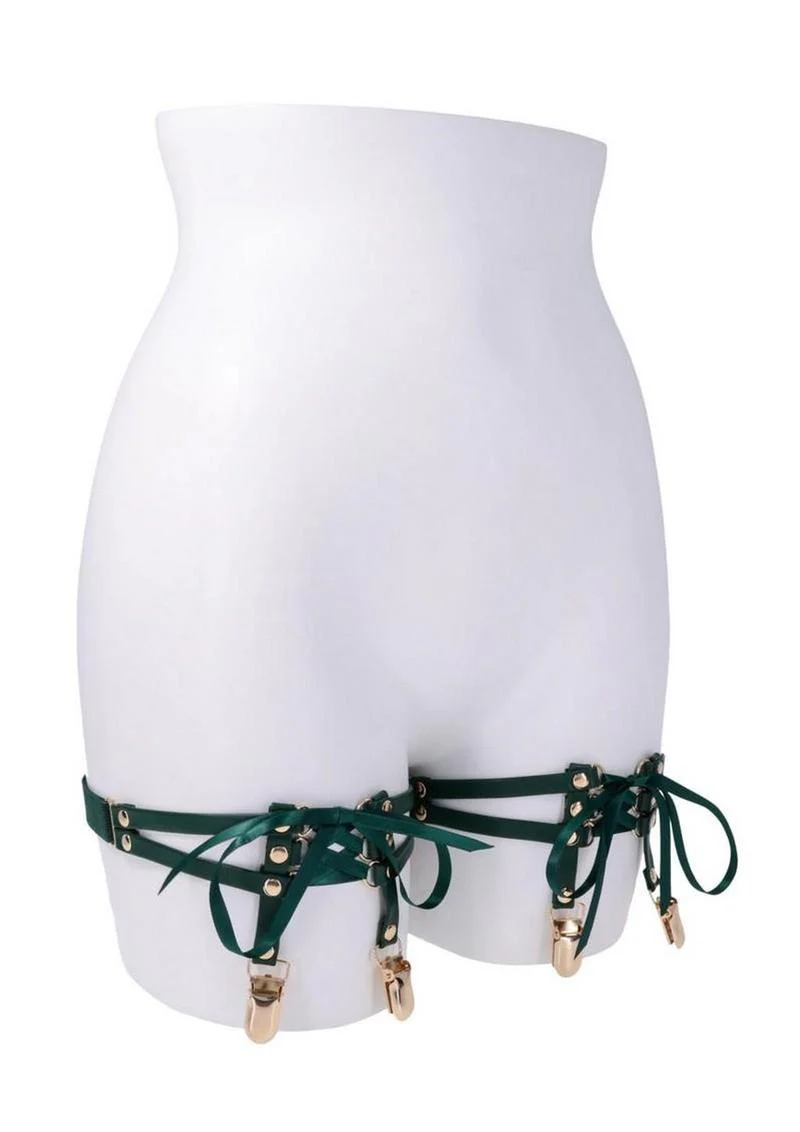 Sex and Mischief Indica Laced-Up Garter - Image 3