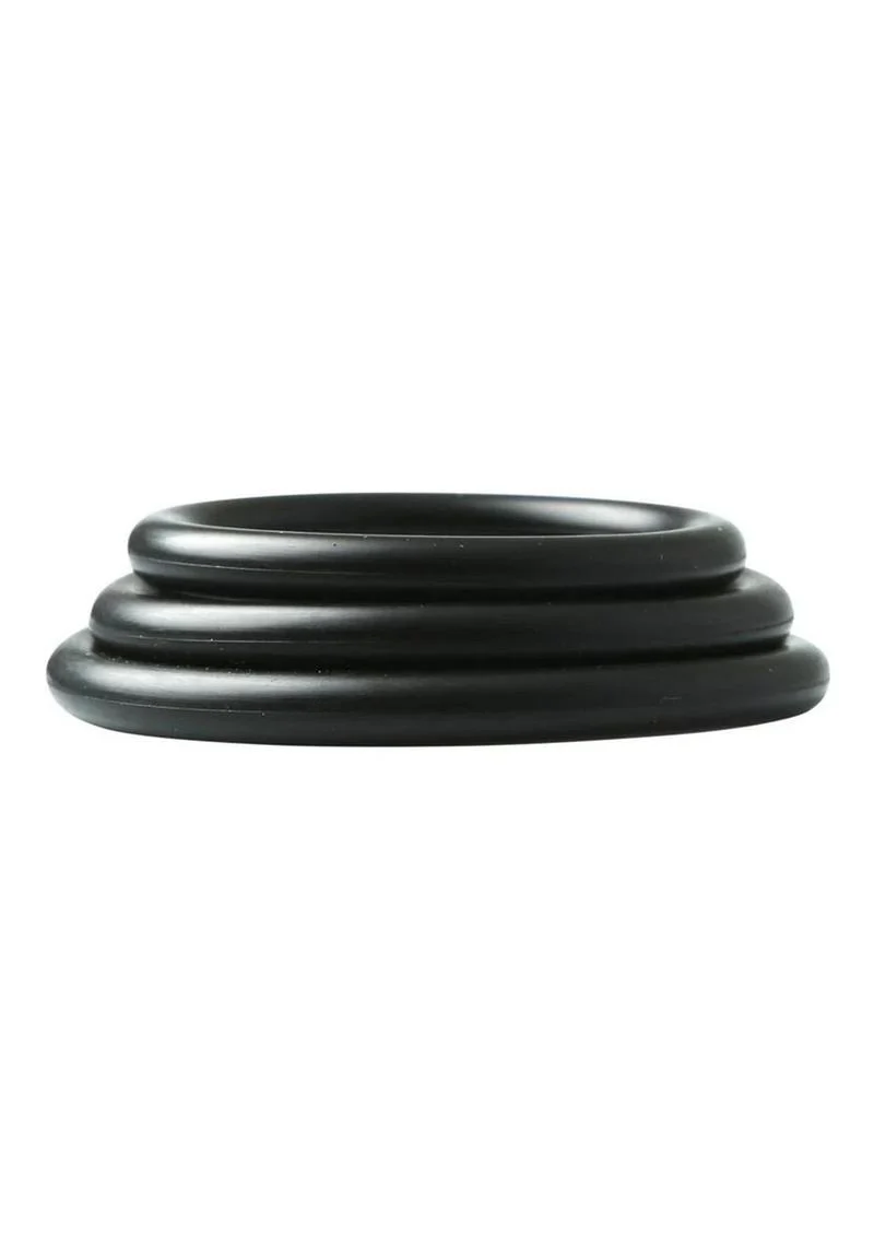 Sex And Mischief Nitrile Cock Ring 3 Pack With Stretchy And Durable - Image 2