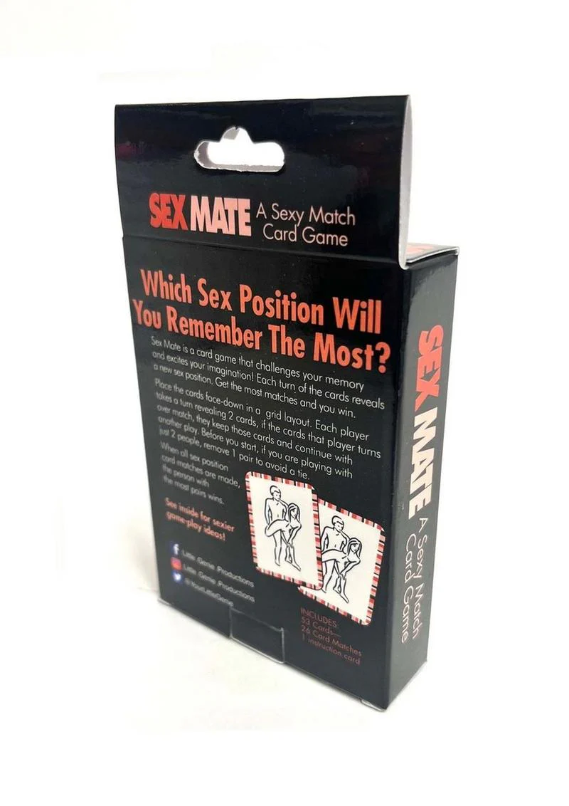 Sex Mate A Sexy Match Card Game - Image 2