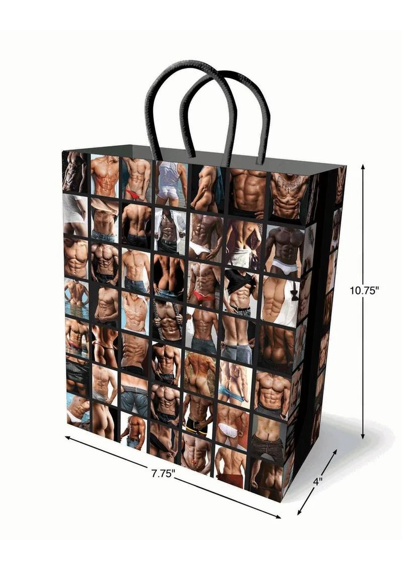 Sexy Guys Gift Bag Fun Playful Design for Adult Parties - Image 2