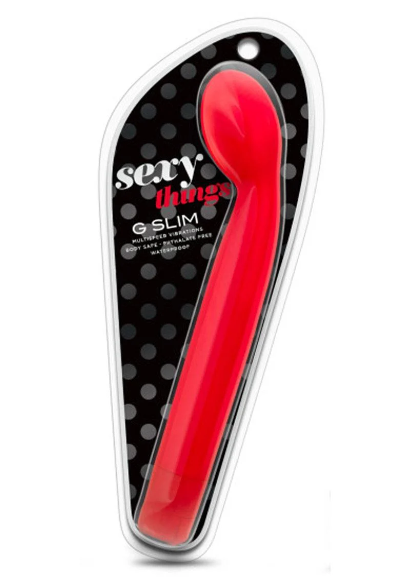 Sexy Things G Slim Scarlet Red Multispeed Waterproof G-Spot Vibrator - Image 4