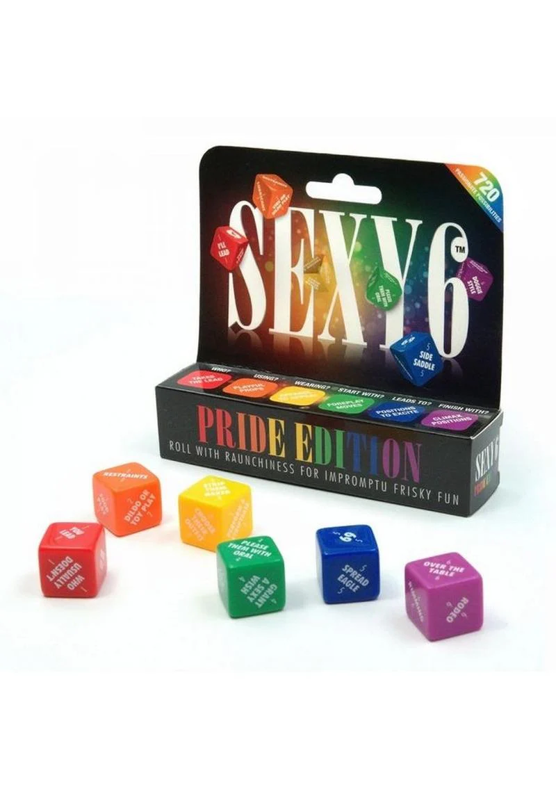 SEXY6 Pride Edition Dice Game Fun for Couples - Image 2