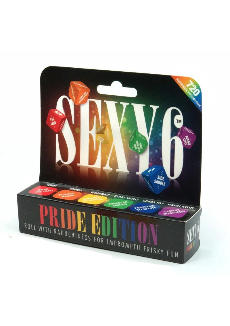 SEXY6 Pride Edition Dice Game Fun for Couples - Image 3
