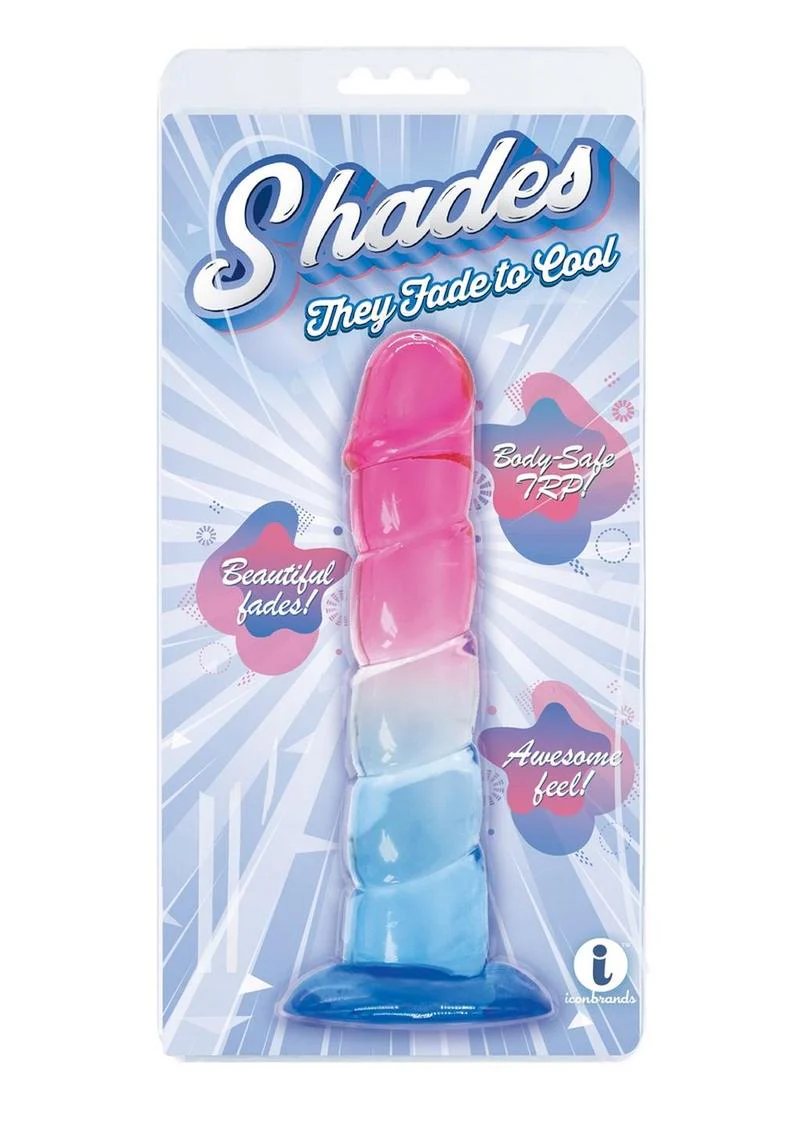 Shades Swirl Dildo With Suction Cup - Image 4