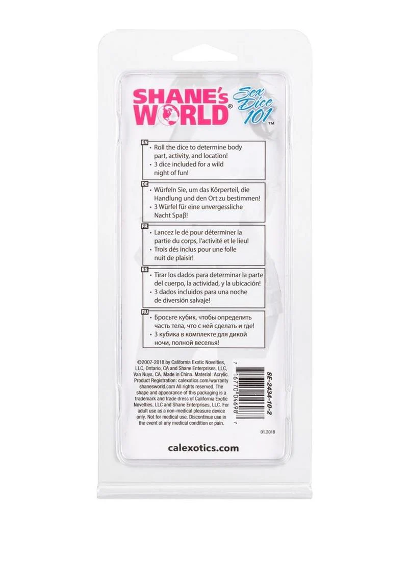 Shane’s World Sex Dice 101 Playful Adult Dice Game - Image 4