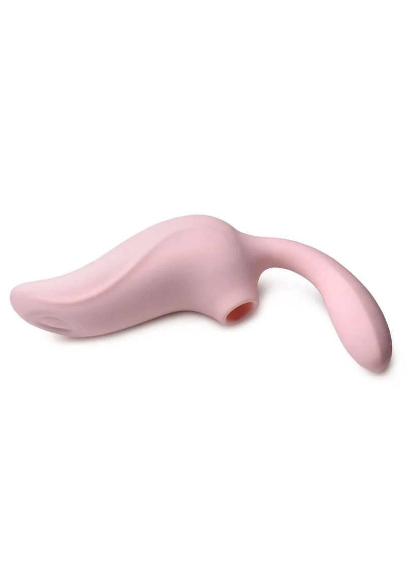 SheGasm 3-Way Elixir Silicone Sucking -And Pulsing Vibrator - Image 2