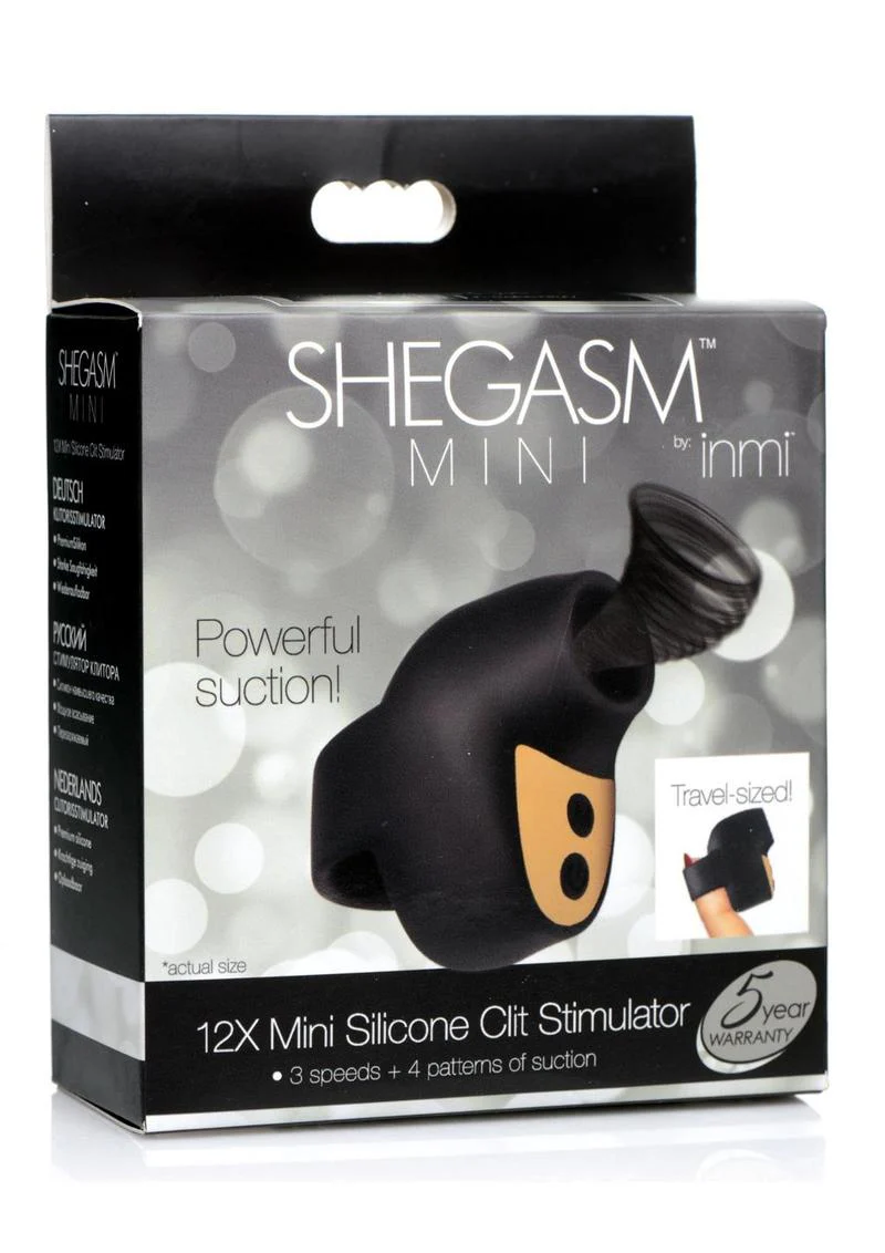 Shegasm Mini Silicone Clitoral Stimulator 3 Speeds And 4 Suction - Image 7