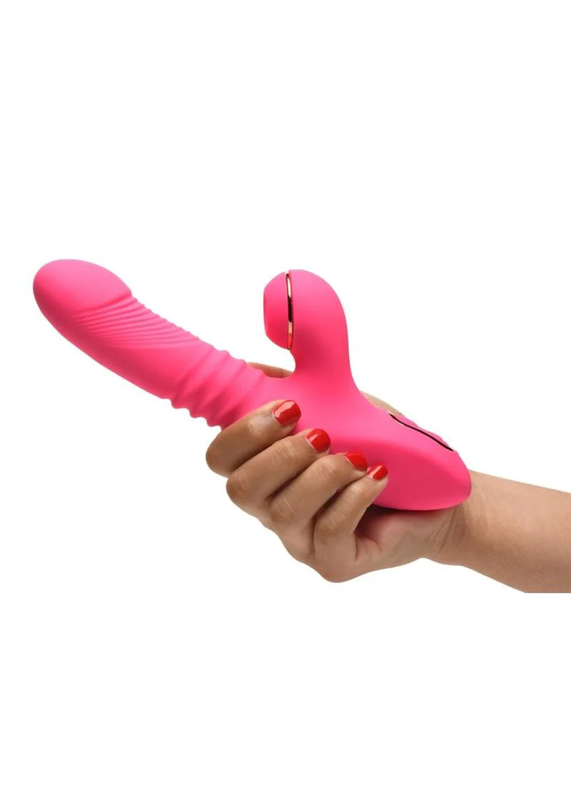 Shegasm Pro-Thrust Thrusting Suction Rabbit Vibrator - Image 3