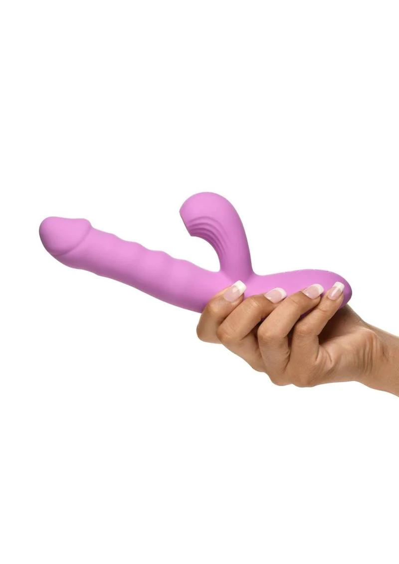 SheGasm Thrust Wave Thrusting Rabbit Vibrator - Image 3