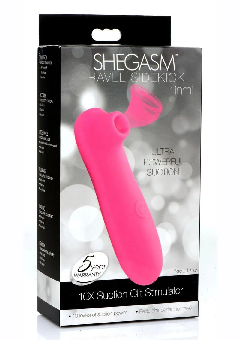 SheGasm Travel Sidekick 10X Suction Clit Stimulator Portable Design - Image 3