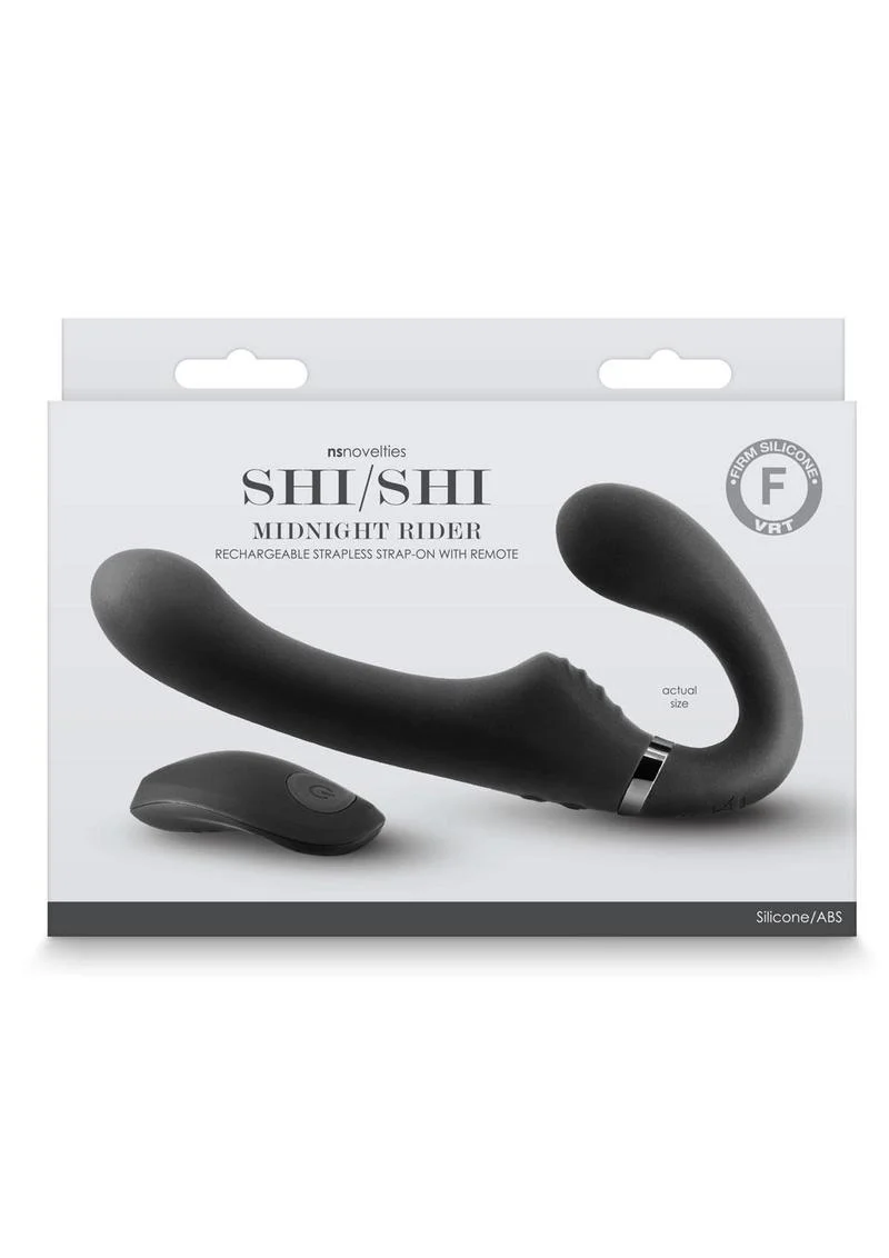 Shi/Shi Midnight Rider Rechargeable Strapless Strap-On with Remote - Image 3