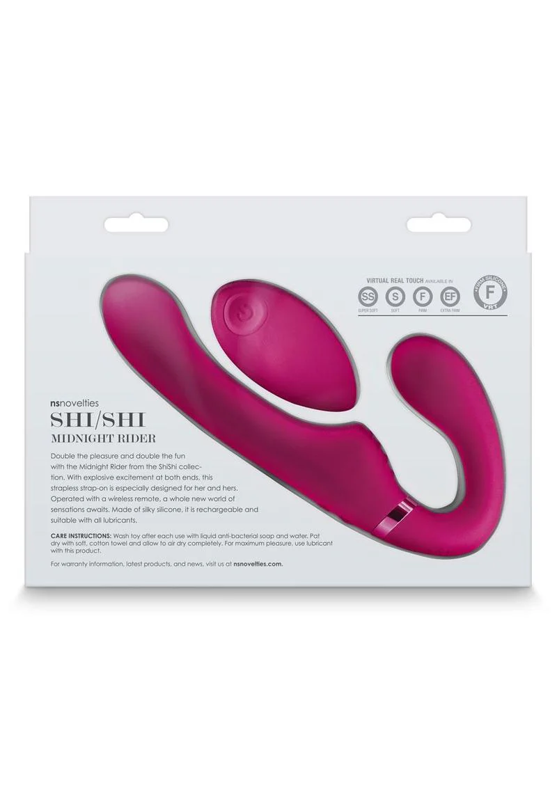 Shi/Shi Midnight Rider Rechargeable Strapless Strap-On with Remote - Image 6
