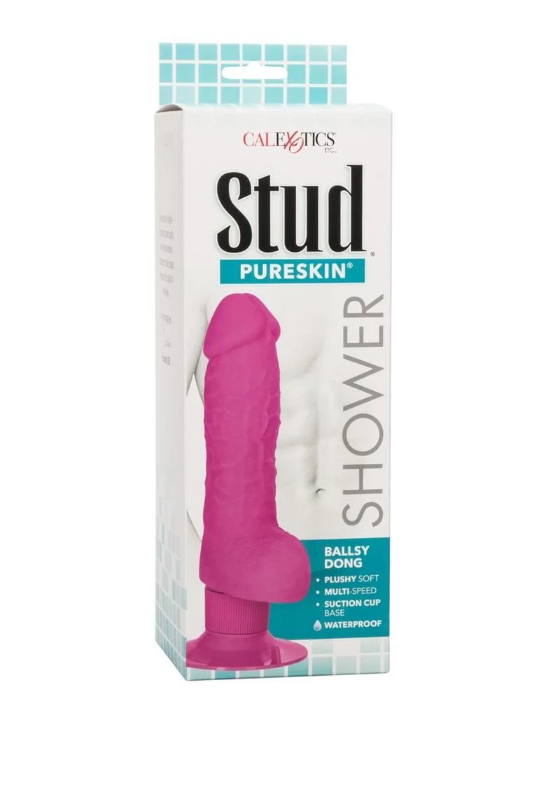 Shower Stud Ballsy Dong Waterproof Vibrating Dildo with Suction Base - Image 4