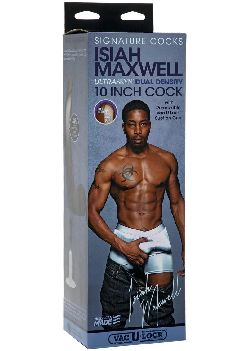 Signature Cocks Isiah Maxwell 10 Inch Cock Dual Density - Image 3
