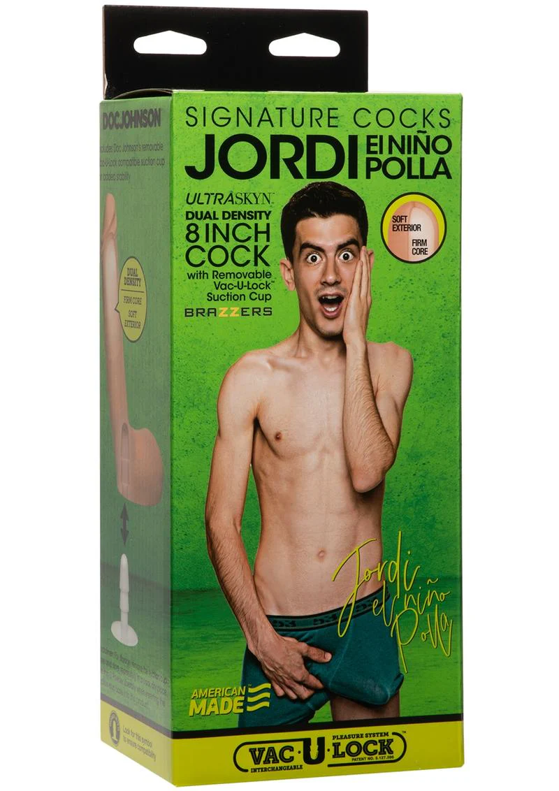 Signature Cocks Jordi El Niño Polla 8-Inch Dual Density Dildo - Image 3