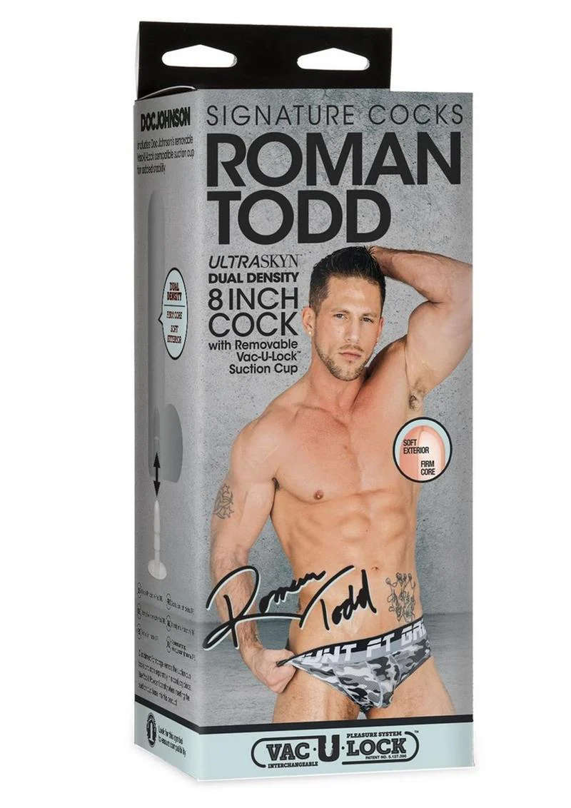 Signature Cocks Roman Todd Dildo with Removable Suction Cup - Image 4