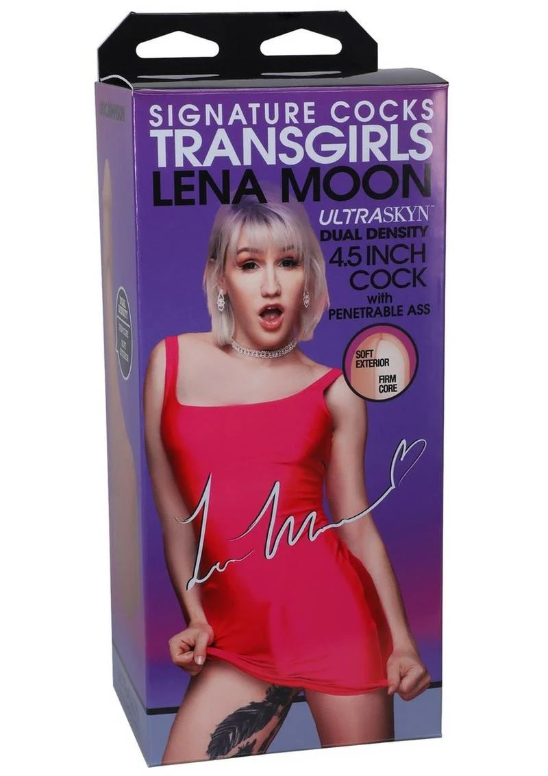 Signature Cocks Transgirls Lena Moon UltraSkin Cock with Penetrable Ass - Image 4