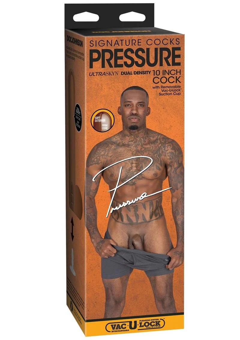 Signature Cocks Ultraskyn Pressure Cock Chocolate - Image 4