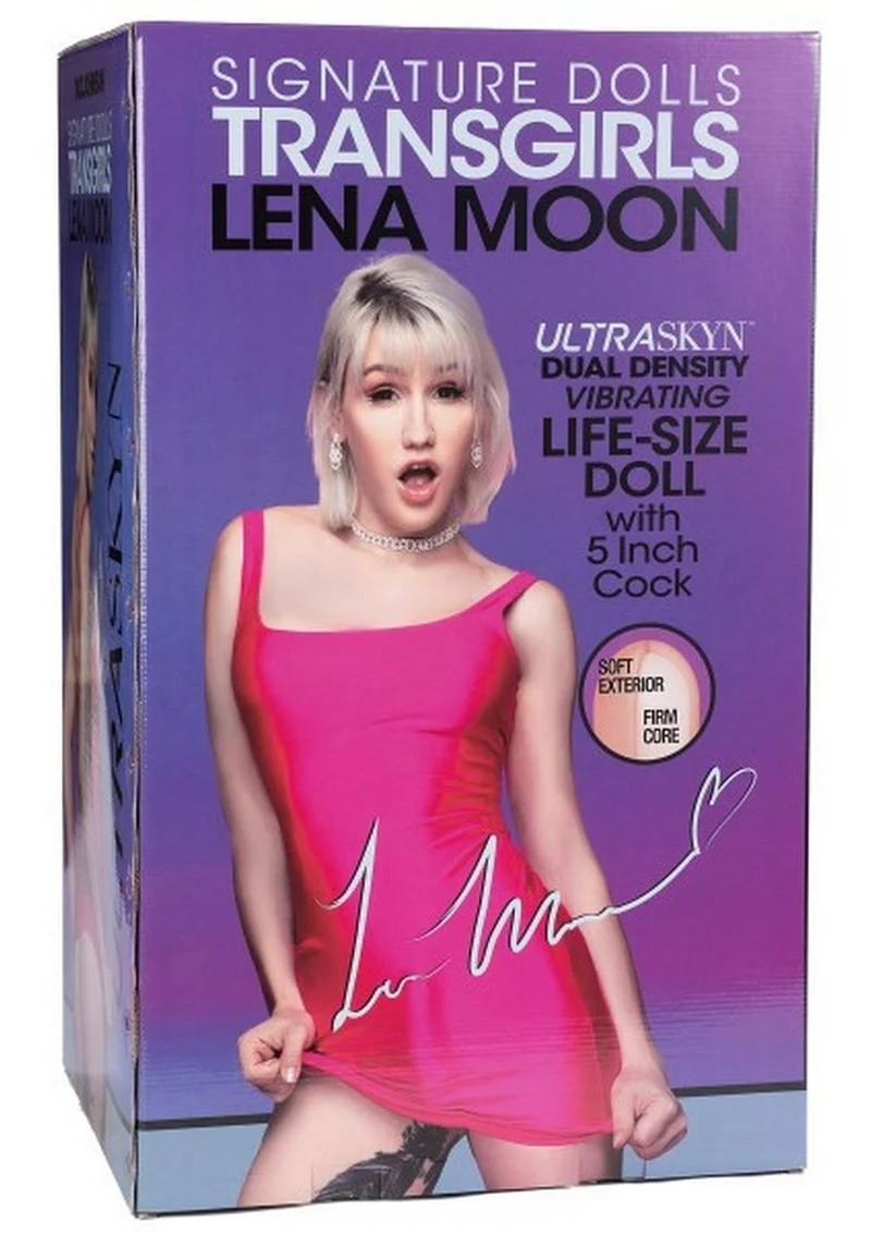 Signature Dolls Transgirls Lena Moon Vibrating Doll - Image 4