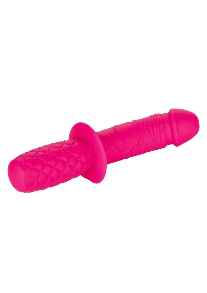 Silicone Grip Thruster Curved Dildo - Image 2