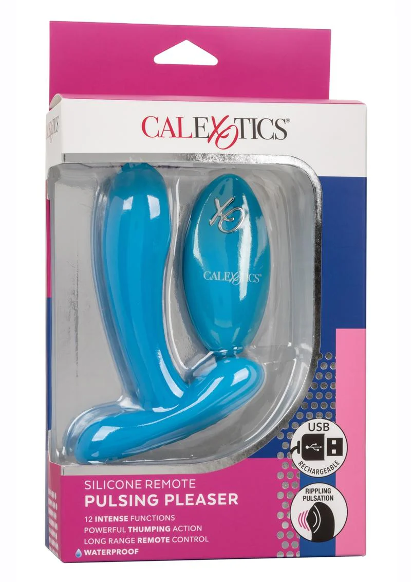 Silicone Pulsing Pleaser Rechargeable Remote Control Vibrators - Image 4