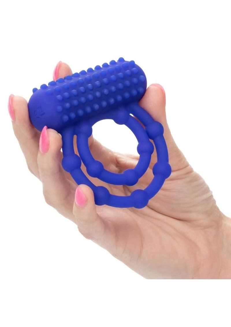 Silicone Rechargeable 10 Bead Maximus Ring For Perfect Pleasure - Image 3