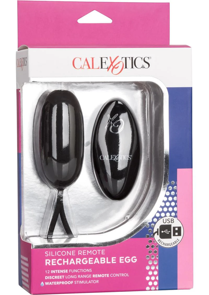 Silicone Rechargeable Egg With Remote Control Vibrators - Image 4