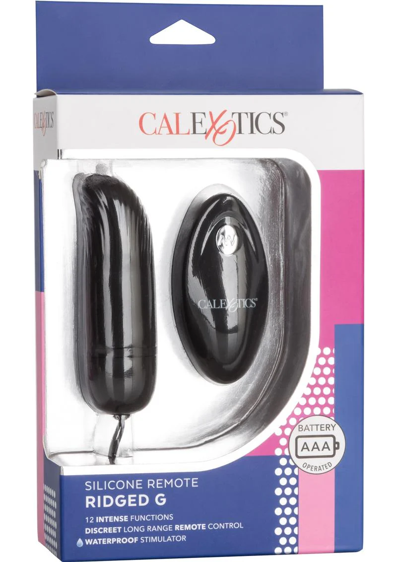 Silicone Ridged G-Spot Bullet with Remote Control - Image 4