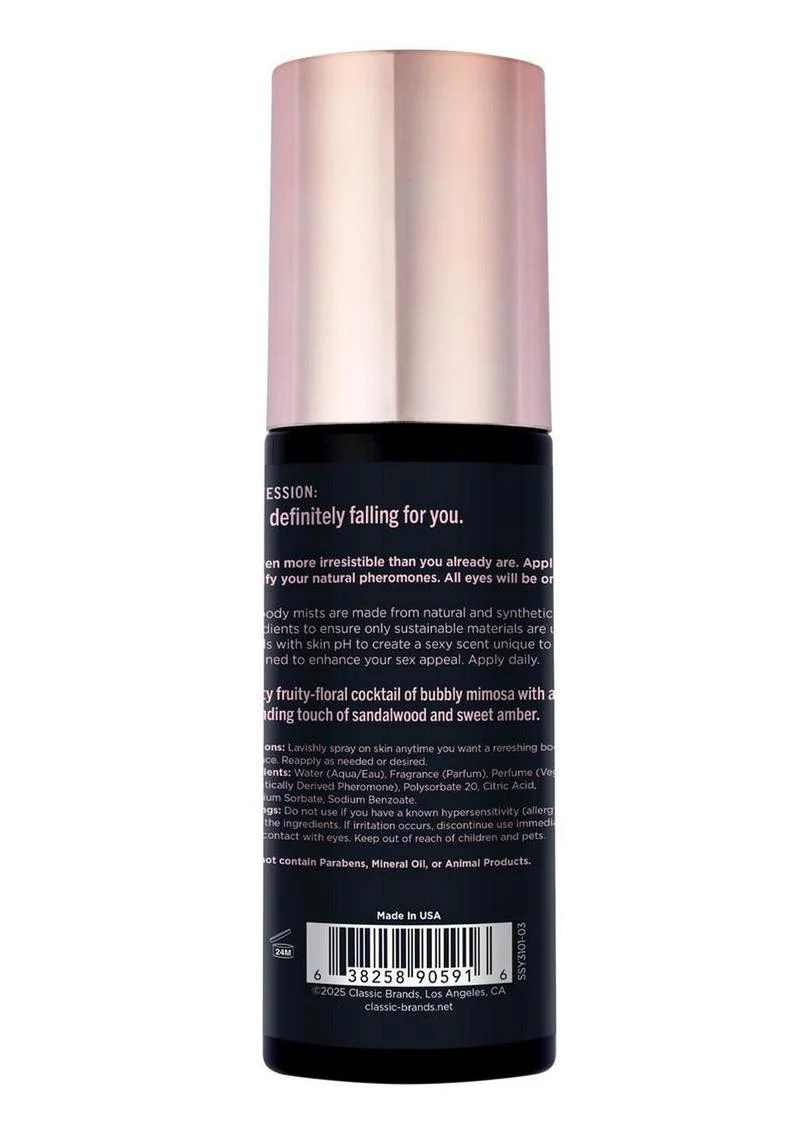 Simply Sexy Head Over Heels Pheromone Body Mist - Image 2