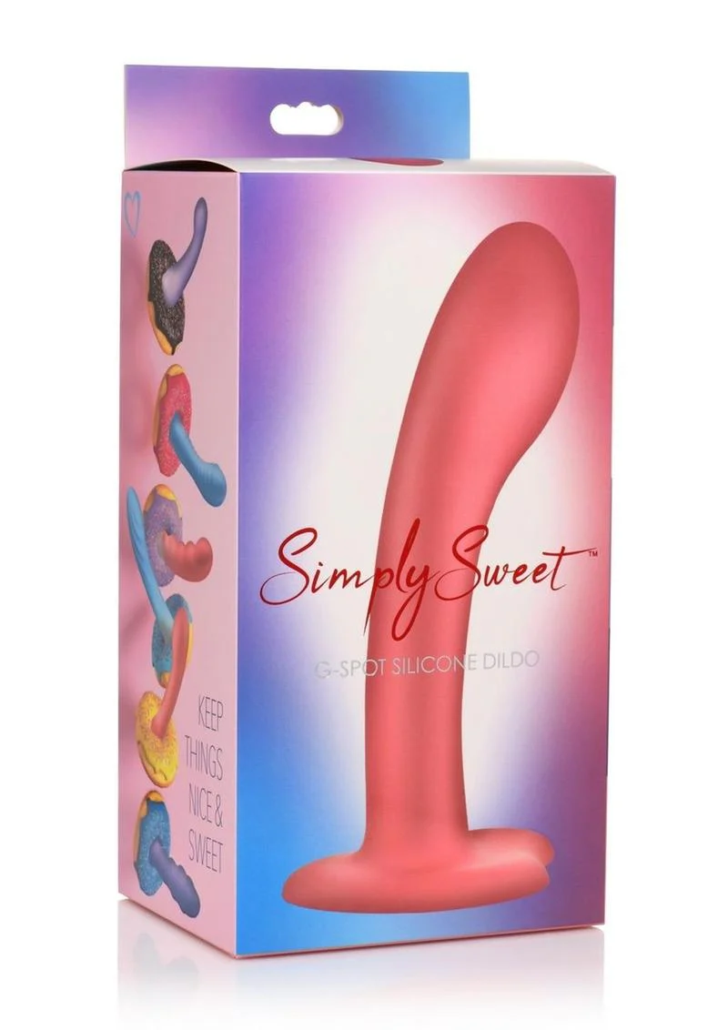 Simply Sweet G-Spot Silicone Dildo - Image 4