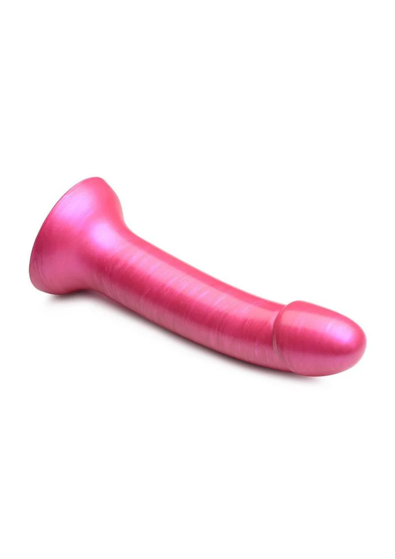 Simply Sweet Metallic Silicone Dildo 7-Inch - Image 5