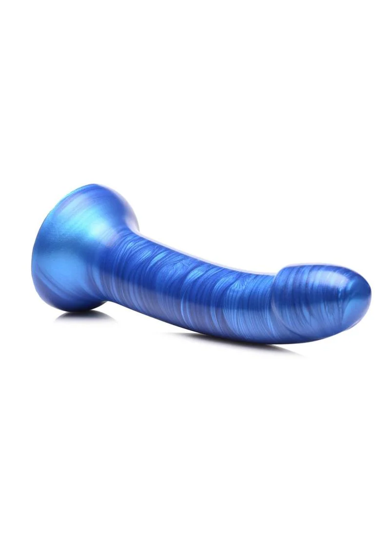 Simply Sweet Metallic Silicone Dildo 7-Inch - Image 8