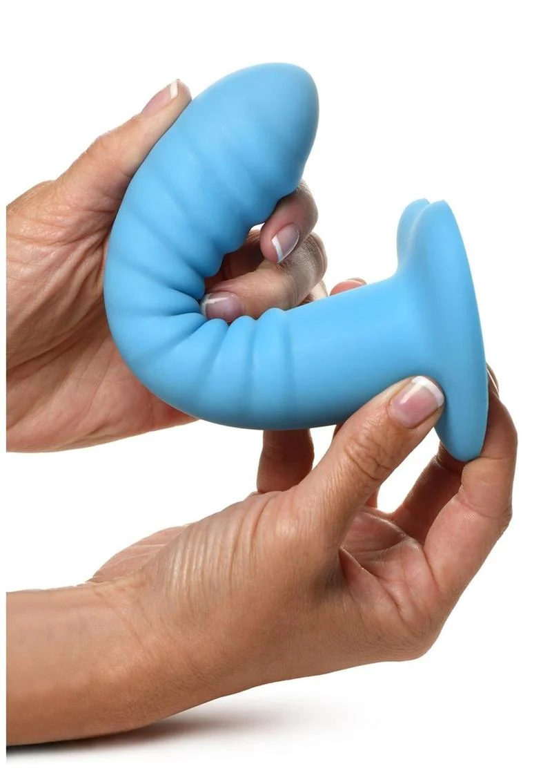 Simply Sweet Ribbed Silicone Dildo Textured Pleasure - Image 3