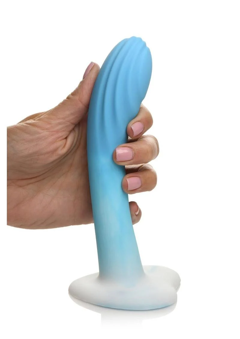 Simply Sweet Rippled Silicone Dildo - Image 3