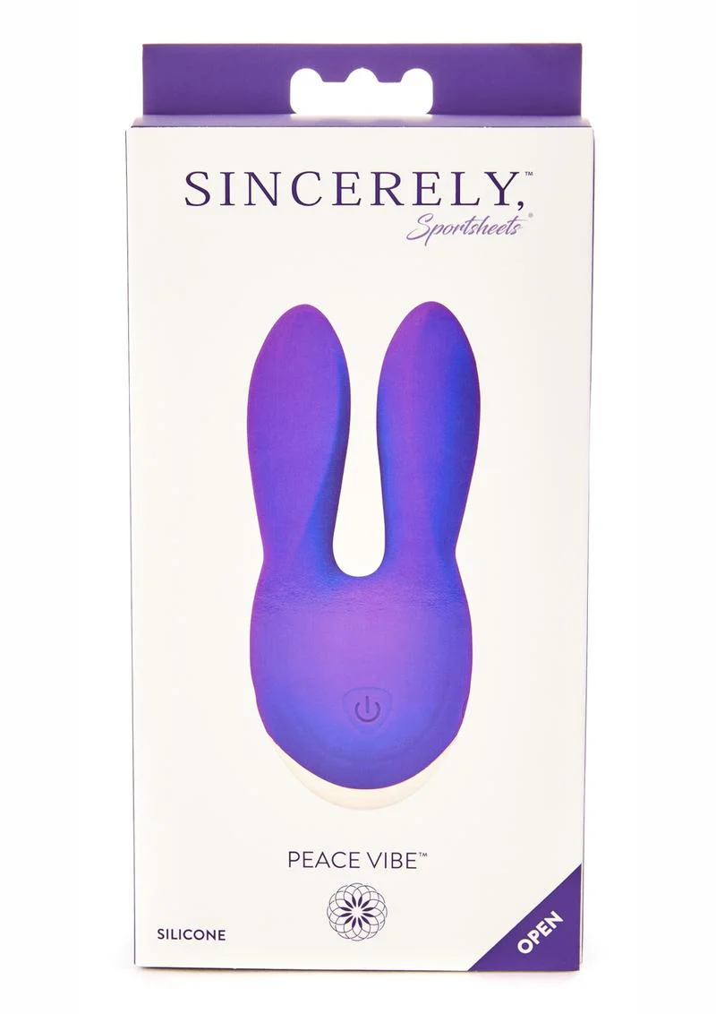 Sincerely Peace Vibe Silicone Rechargeable Vibrator - Image 4