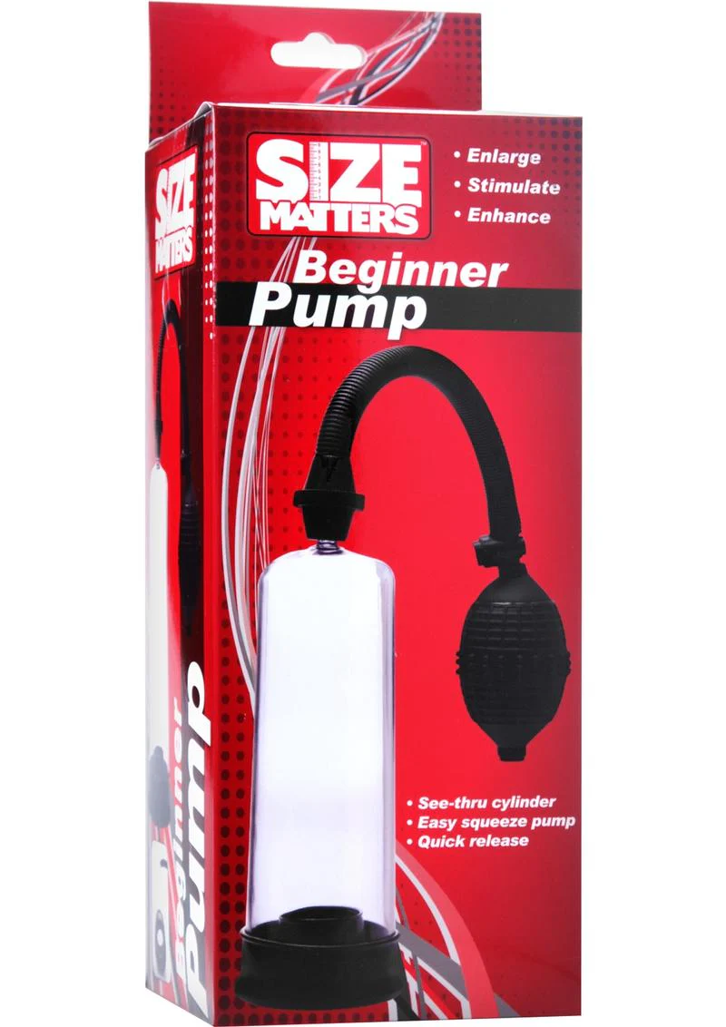 Size Matters Beginner Pump Thru Cylinder with Easy Squeeze Pump - Image 3