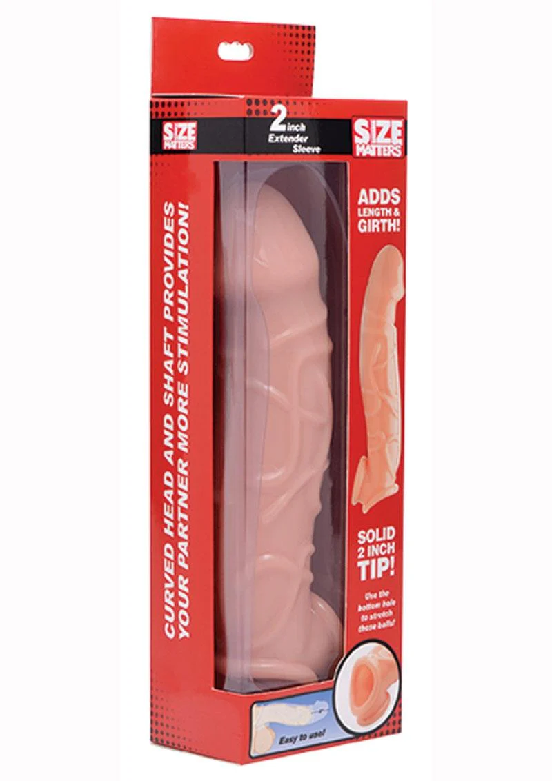 Size Matters Clear Penis Extender Sleeve - Image 12